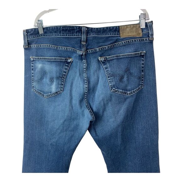 AG Adriano Goldschmied The Graduate Men's Tailored Leg Jeans 38x34 Dark Wash USA - Picture 5 of 8